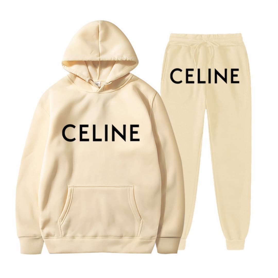 Ensemble sweat à capuche ample et polyvalent pour l'automne et l'hiver, nouvelle collection unisexe de grande marque