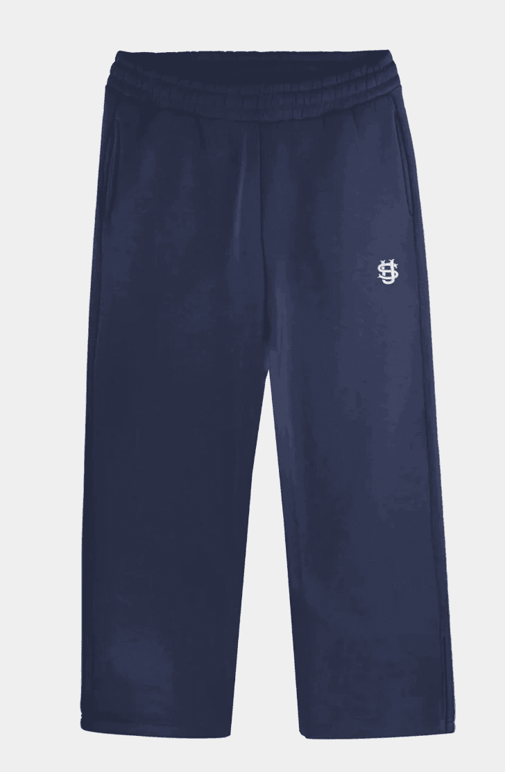 Pantalon unisexe tendance rétro streetwear hip-hop décontracté, taille élastique, fermeture éclair, coupe ample, couleur unie, style sport.