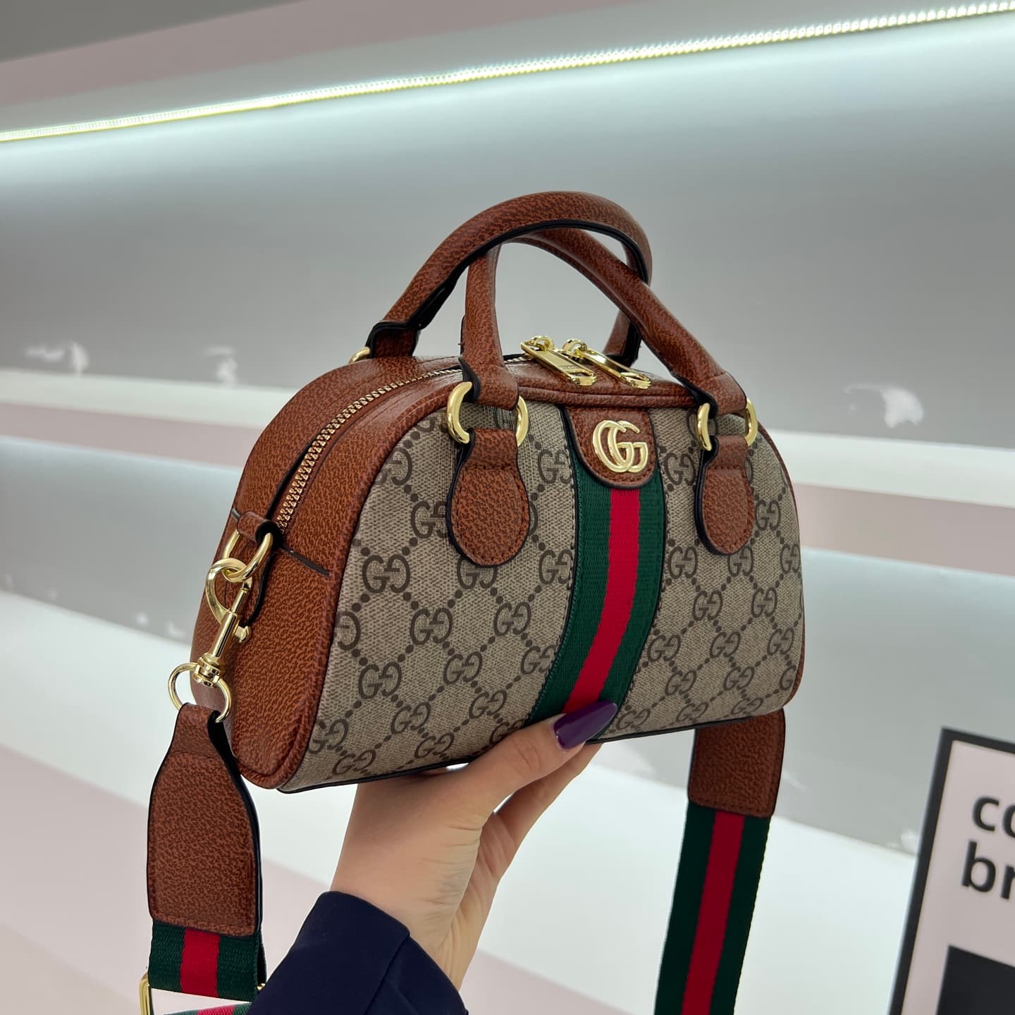 Sac bandoulière rétro classique en forme de coquillage pour femme