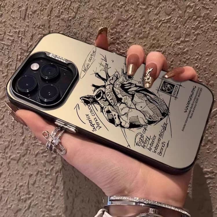 Tide heart example figure for iPhone15promax phone case premium sense 16/13/12 all-inclusive anti-wrestling