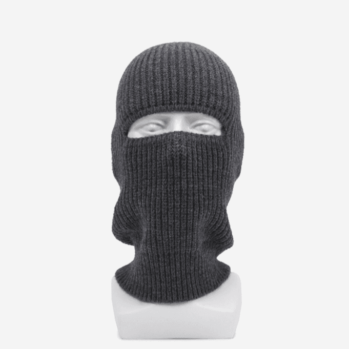 Winter balaclava Woolen hat cold hat thick knit hat warm at a glance men's hat