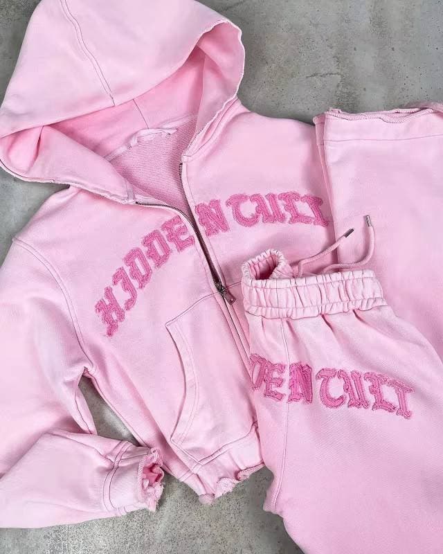 Women's Clothing Letters Mid Length Hot Girl Belly Baring Jacket Tops Fashionable High Waist Street Style Fashion Harajuku Long