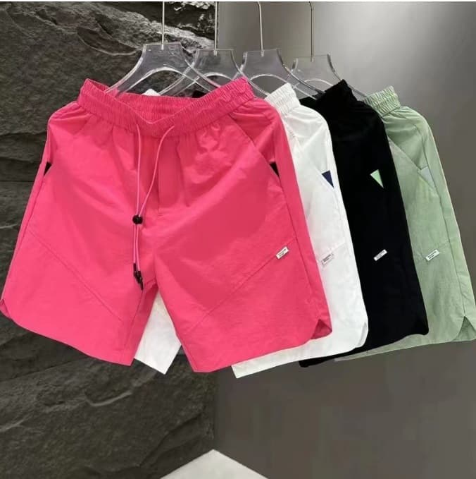 Men's Clothing Summer Versatile Thin Shorts Beach Pants Men's Casual Sports Shorts Loose Breathable Quick Drying Pants Mid Length Pants