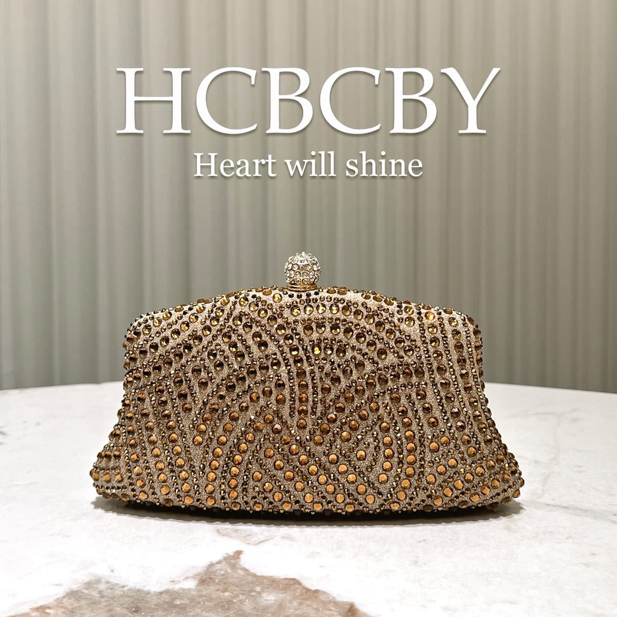 Women's Shiny Luxury Rhinestone Evening Bag Can Be Matched With Dresses And Evening Bags, Fashionable And Elegant Clutch Bags