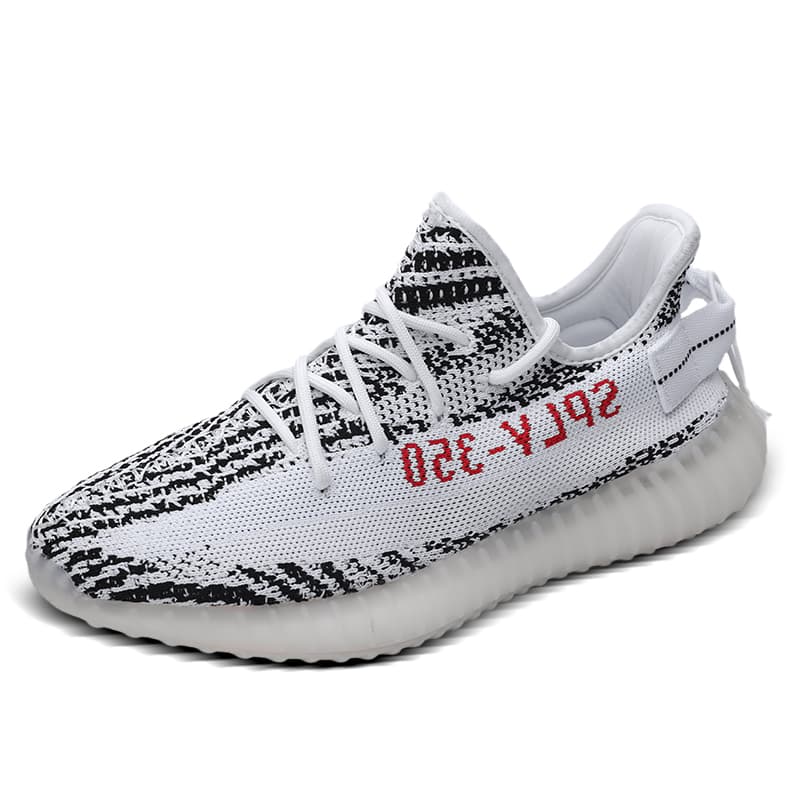 Chaussures de couple pour hommes 350 véritables semelles en pop-corn, chaussures de sport légères, chaussures de course décontractées et souples
