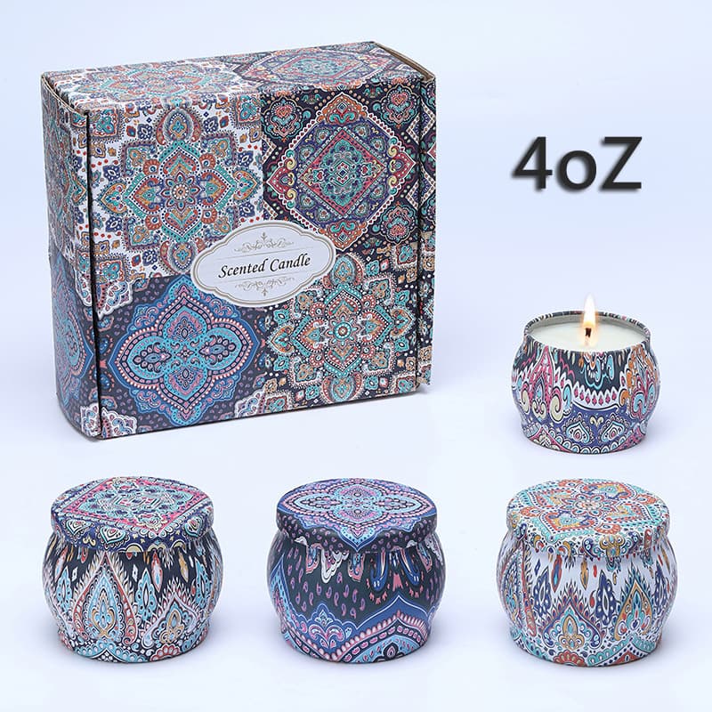 Hot selling plant oil scented candles, holiday fragrance gifts, Amazon's best-selling scented candle set