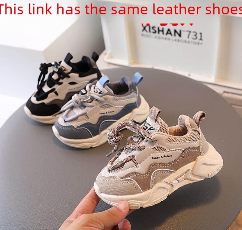 2024 Spring And Autumn New Children's Shoes 1 6 Years Old 3 Boys' Sports Shoes Breathable Girls' Mesh Shoes Toddler Shoes Trendy