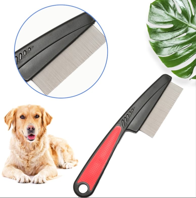 [ Pet Flea Comb] Cat Cleaning And Beauty Removing Floating Hair, Dense Toothed Comb For Dogs Removing Fleas And Lice, Dense Toothed Comb