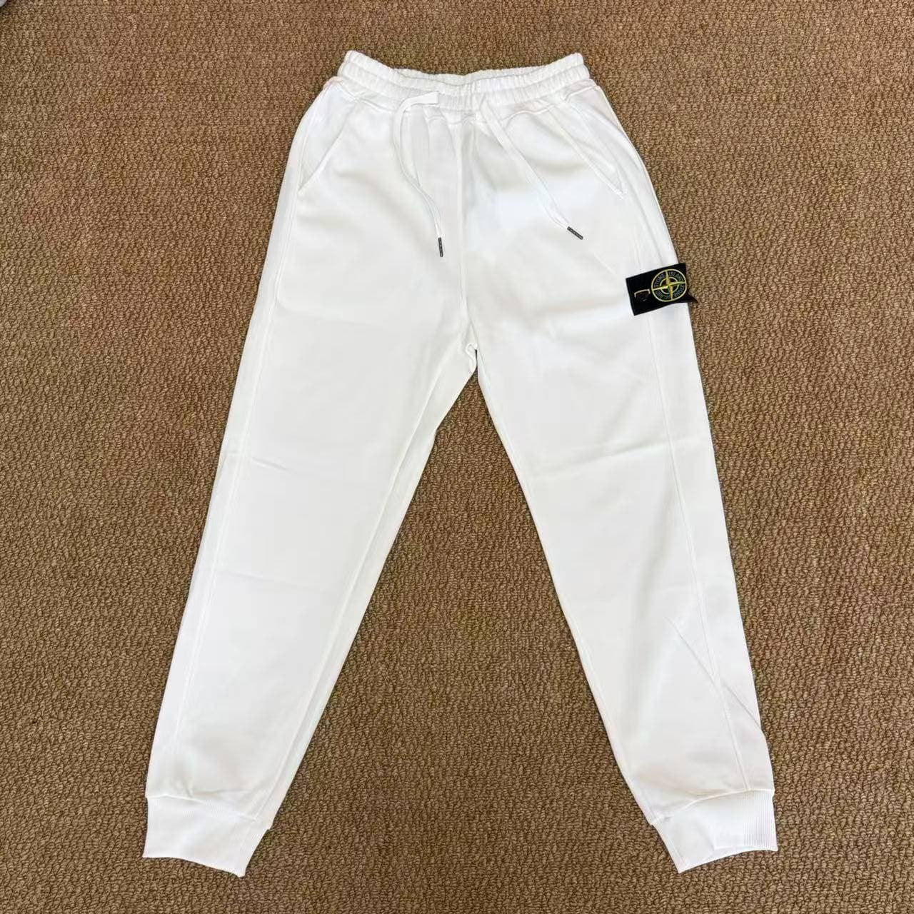 Ensemble de survêtement décontracté à capuche pour homme Stone Island, 2 pièces, sweat-shirt à capuche et pantalon de jogging, en maille douce,