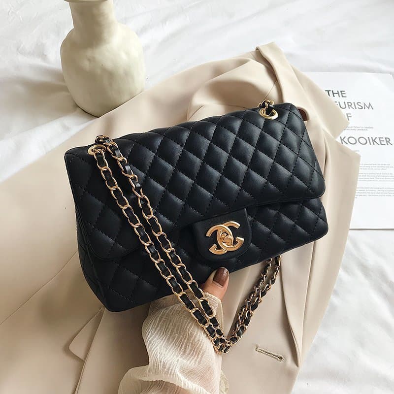 Sac à bandoulière en diamants, petit format, style parfum, tendance 2023