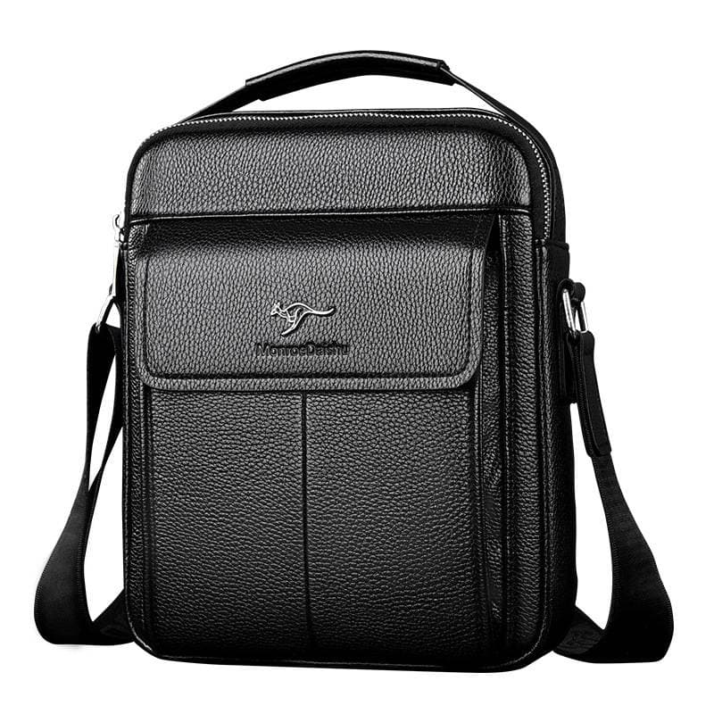 Men's Crossbody Bag – Large Capacity PU Shoulder Bag For Work/Travel (3 Sizes)​​