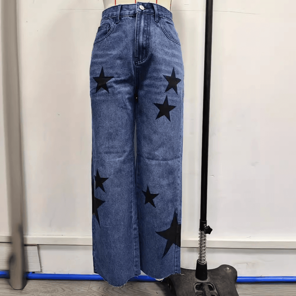 Women's Clothing Loose And Slim All Match Slim Straight Pants