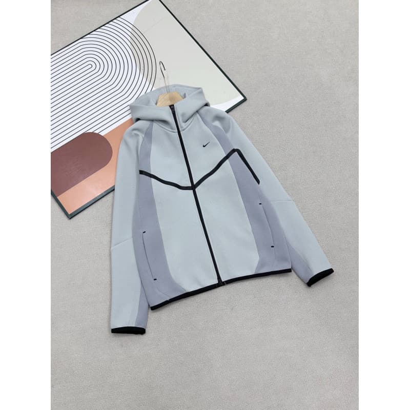 Ensemble veste de sport et pantalon droit en maille patchwork TCH quatre couleurs, style créateur 26