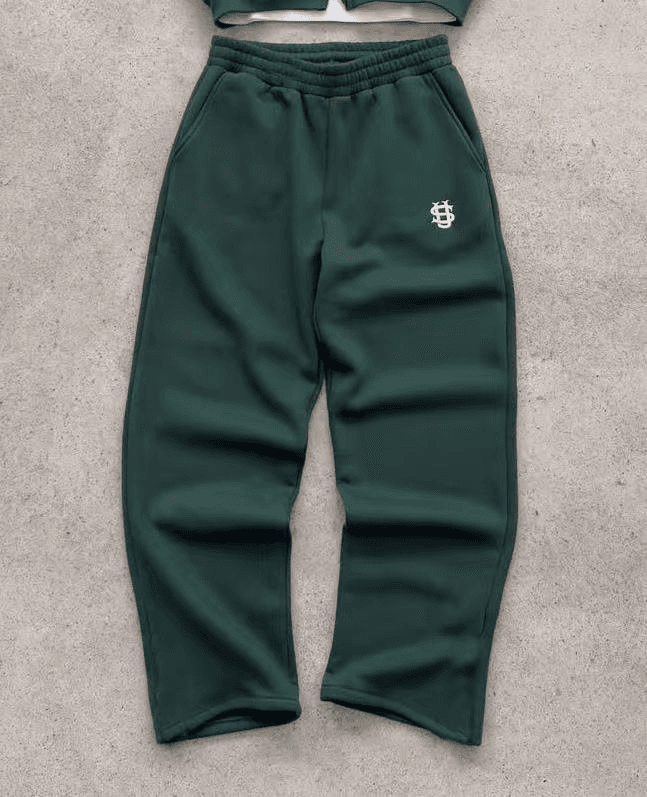 Pantalon unisexe tendance rétro streetwear hip-hop décontracté, taille élastique, fermeture éclair, coupe ample, couleur unie, style sport.
