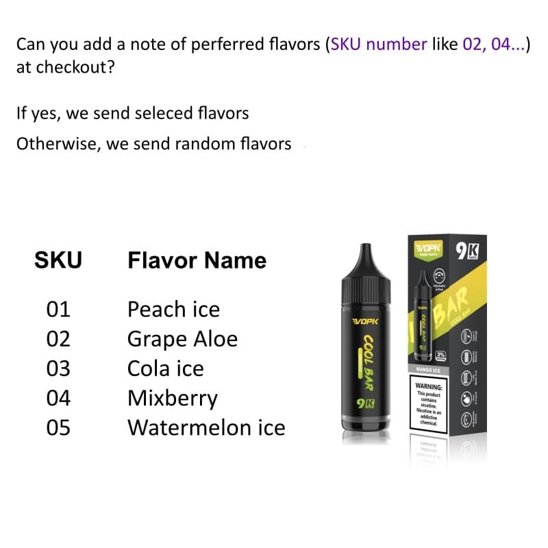 1 à 2 cigarettes électroniques jetables 60000 60K 2 en 1 Twins à double saveur avec écran, flacon d'e-liquide Cool Bar 9000 9K, 2 % ou 3 % de sel
