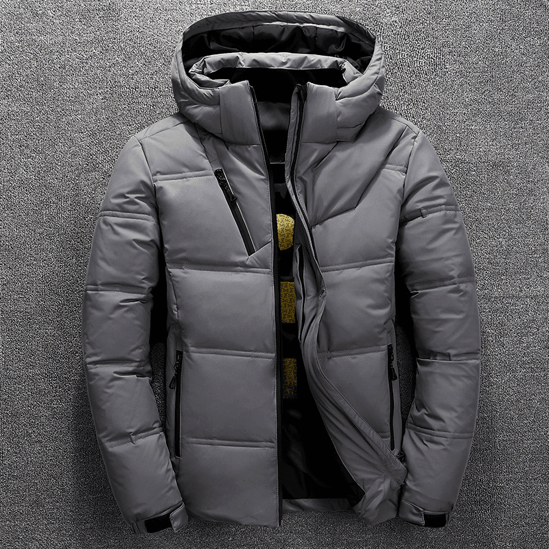 Men's down jacket stylish short slim-fit thick down jacket