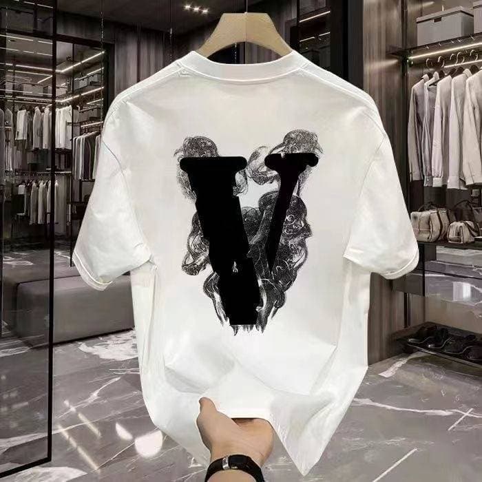Women's casual loose large size high-quality round neck pullover short-sleeved t-shirt