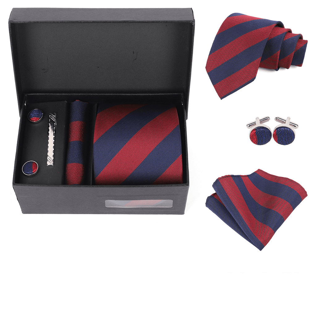 Unisex Tie men's formal casual bow tie gift box set groom wedding Valentine's Day birthday gift to men fashion