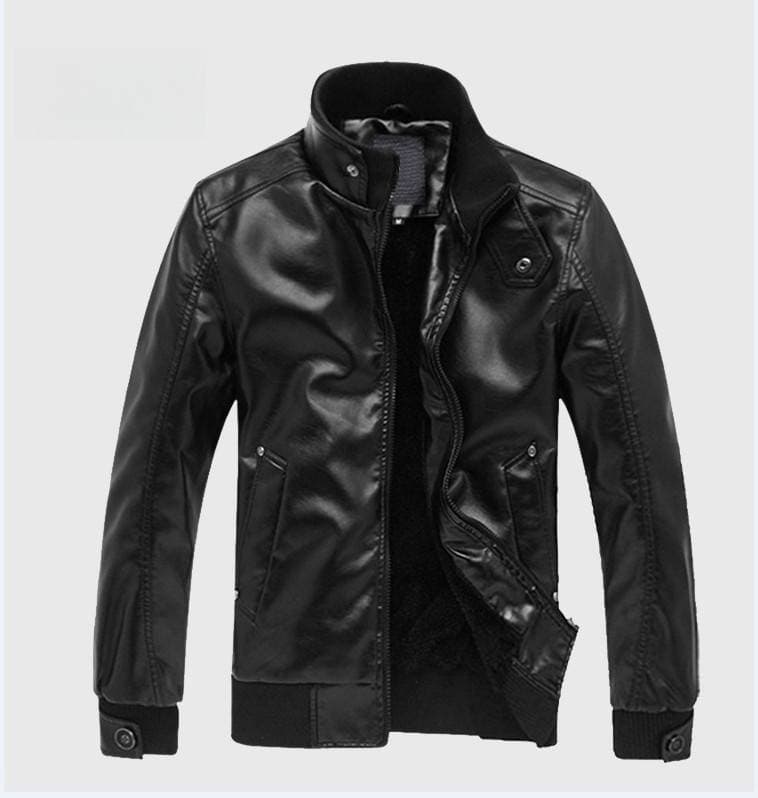 Men's Clothing Leather Jacket Men's Clothing Slim Motorcycle Style Men's Leather Jacket