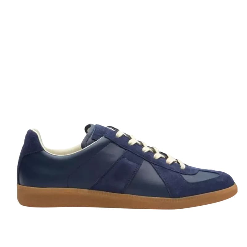 Chaussures décontractées pour hommes, style rétro tendance printemps, chaussures de sport allemandes à petit talon, multicolores, respirantes et
