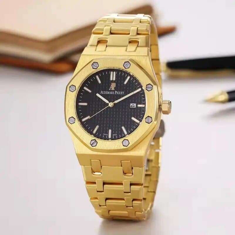 Montre homme de luxe AP, collection élégante, à quartz, haut de gamme, trois aiguilles, design simple.