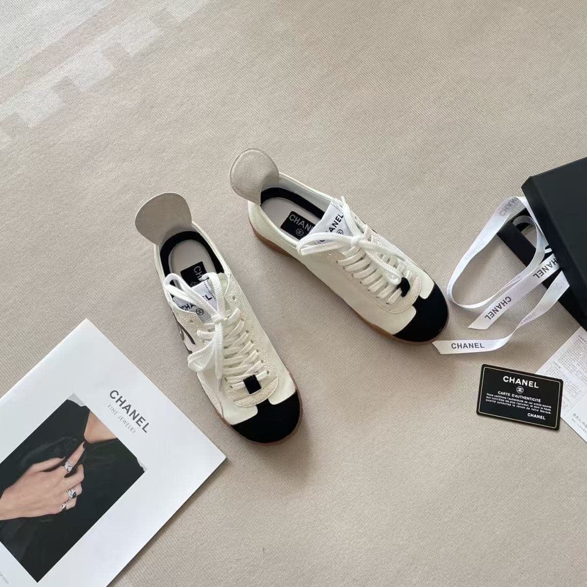 Chaussures pour femmes 2026, classiques, pour presbytie, sport et décontractées, noires et blanches, semelle épaisse, baskets maxi à monogramme f