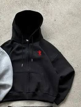 Ensemble sweat à capuche et sweat-shirt tendance avec logo poney et poches pour homme 2026