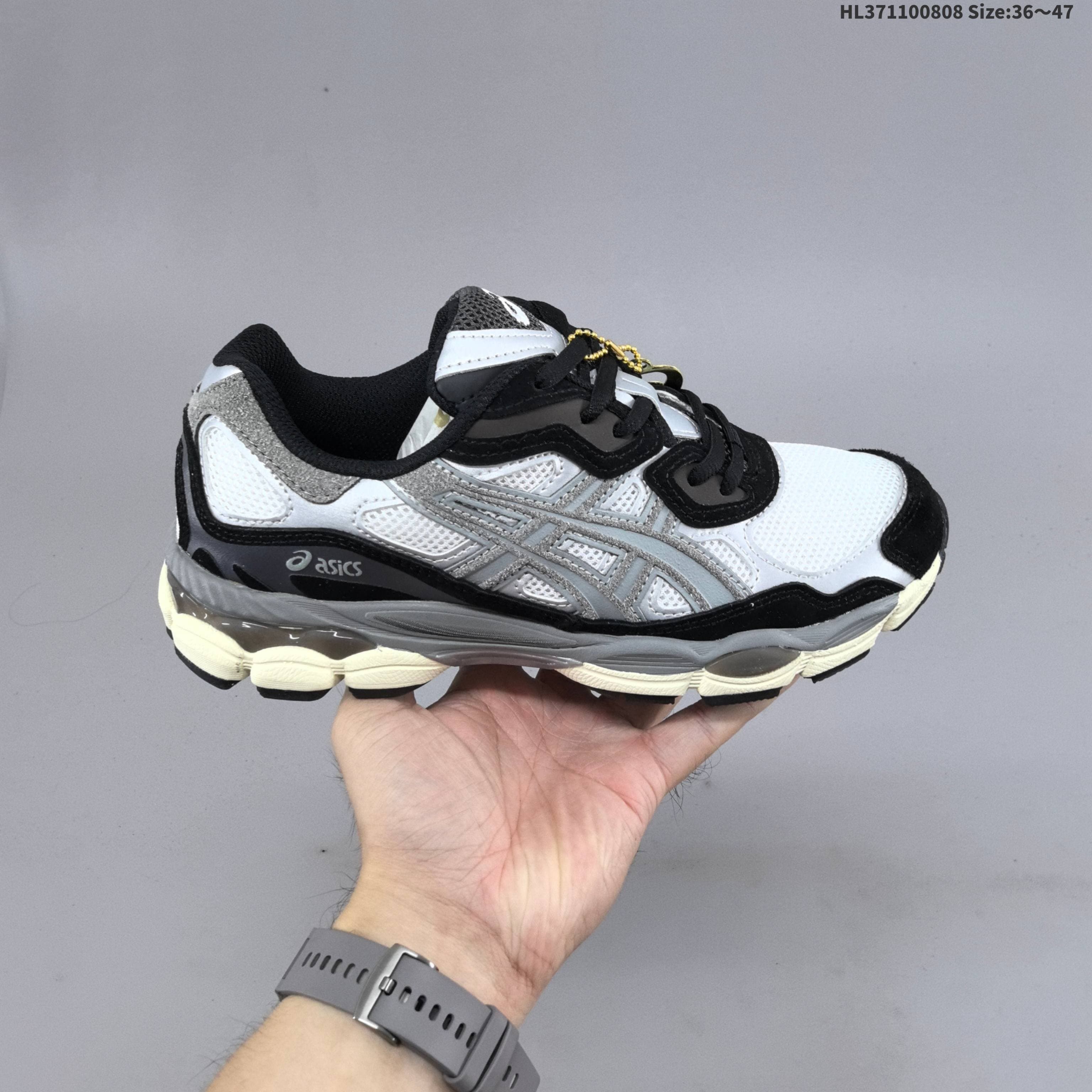 Chaussures de running Asics NYC Gels NYC Sneakers Cream Solar Power Pure Sier Outdoor Sneakers Sports Athleisure Trainers Fashion Daily Outfit 36-47