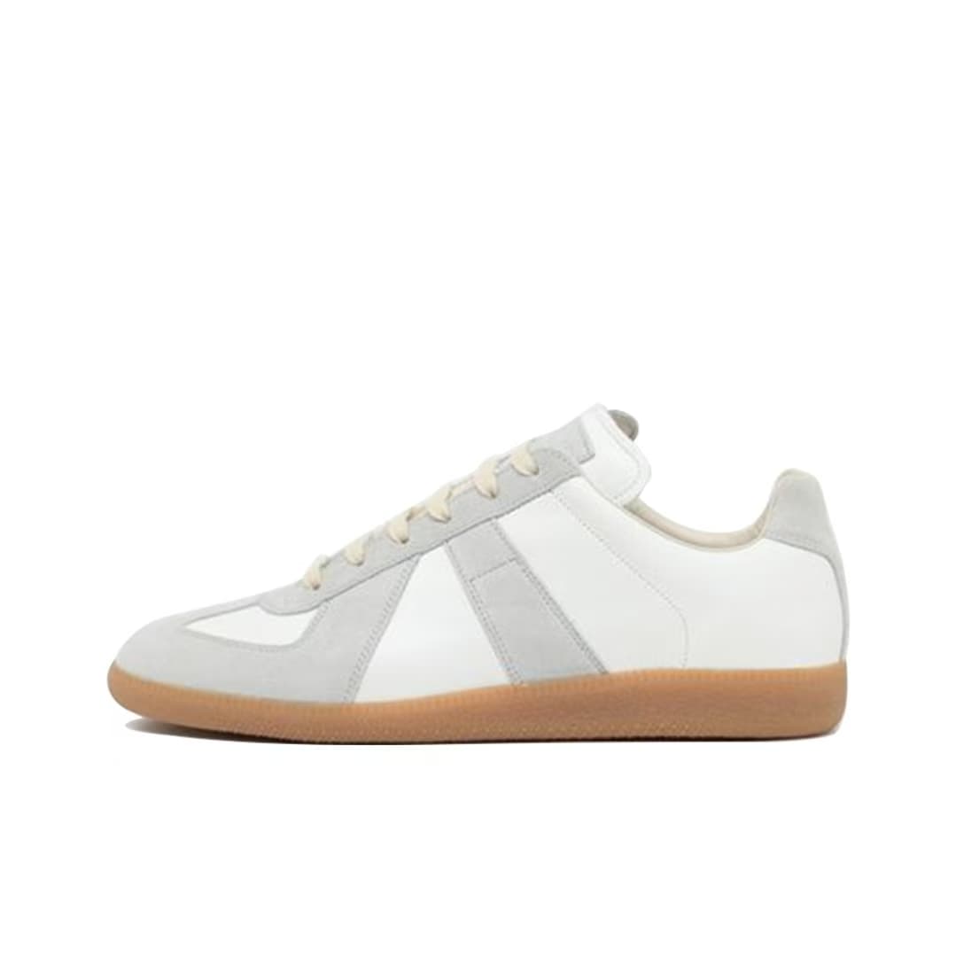 Baskets Maion Margila Replica German Army Trainer, chaussures basses rétro en cuir suédé pour hommes et femmes, style streetwear quotidien