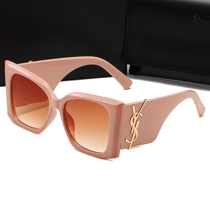 Lunettes de soleil unisexes à monture large et œil de chat, style vintage, tendance