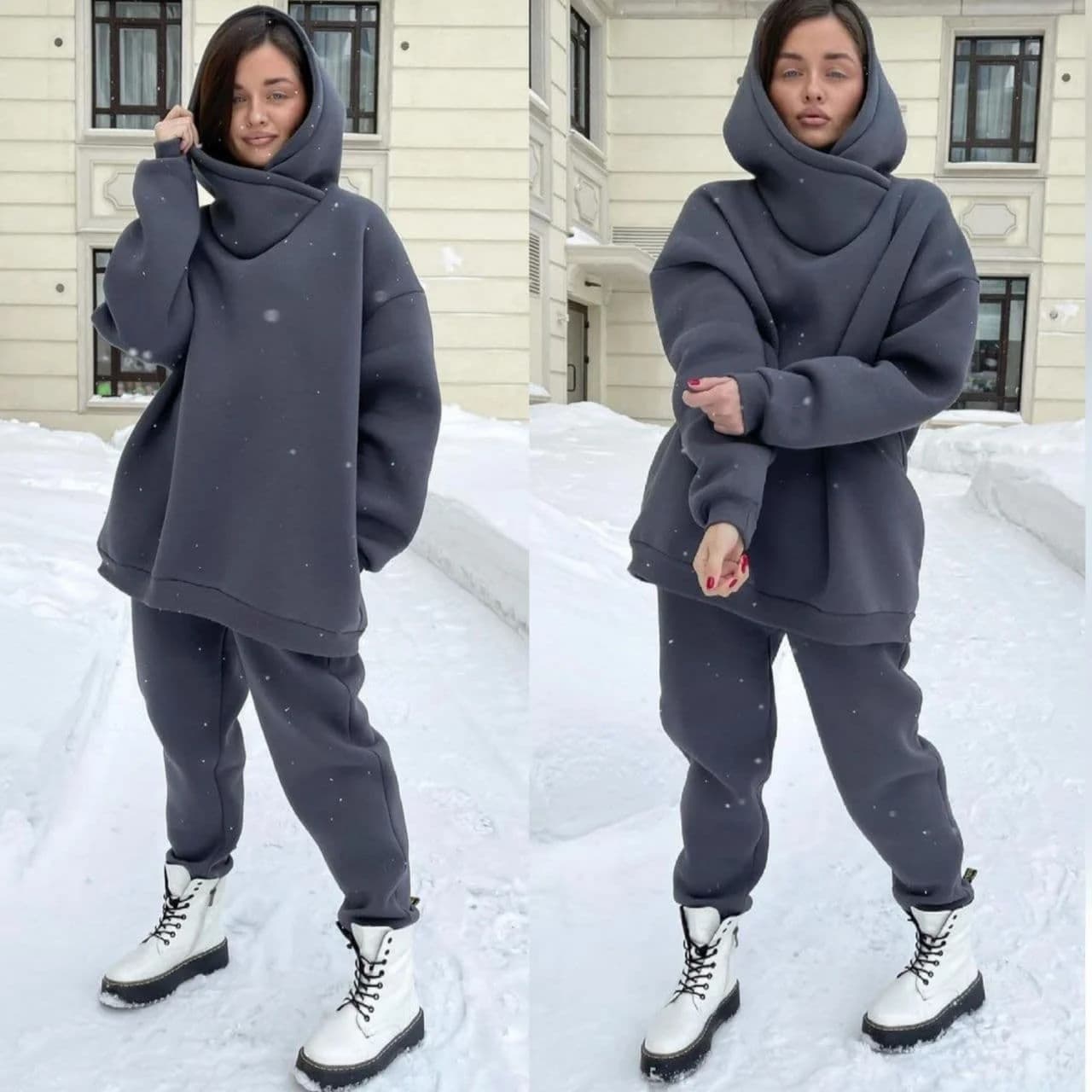 Women's Clothing Fashion Casual Foreign Trade Sweatshirt Set Two-piece Set
