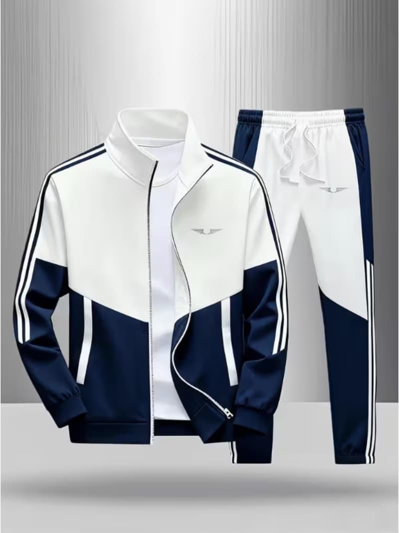 Ensemble veste et pantalon de survêtement décontracté pour homme, fermeture éclair, motif imprimé 3D disponible