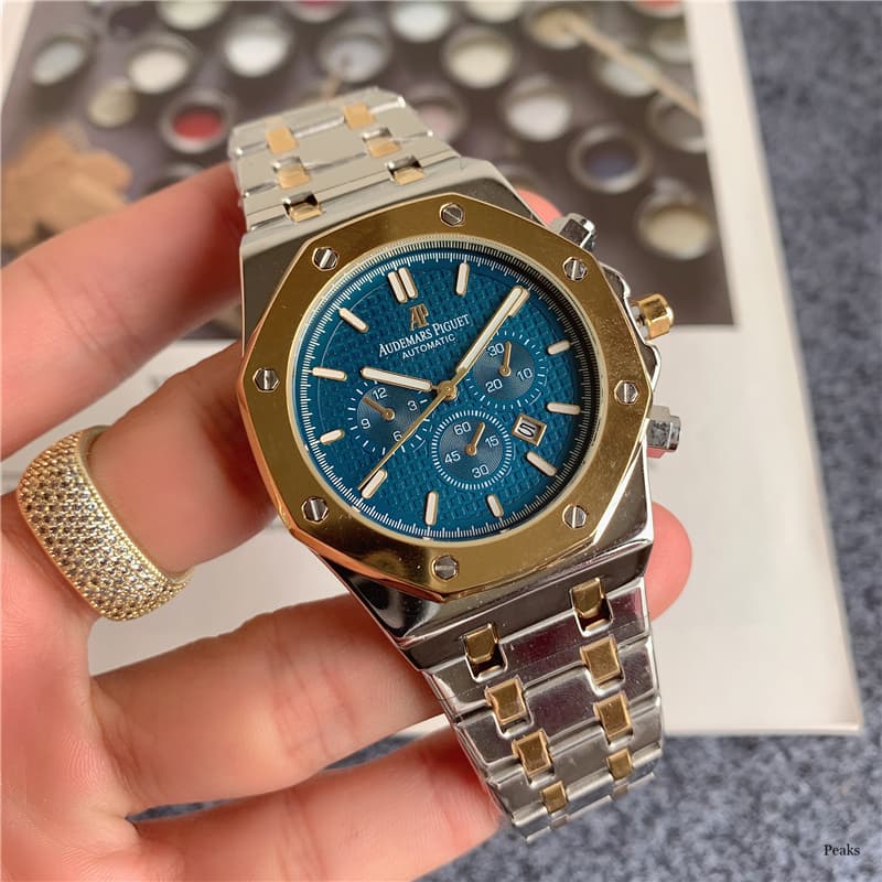 Montre multifonctions à plusieurs cadrans avec calendrier et fonction luminescente, marque suisse ancienne Audemars Piguet, montre tendance pour hom