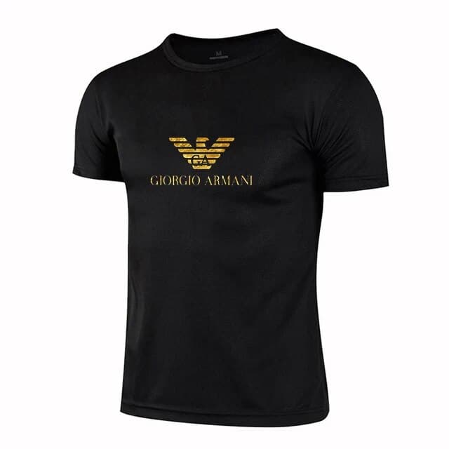 Nouveau coton mode sens impression à manches courtes T-shirt hommes été marée ample cent hauts 100% coton
