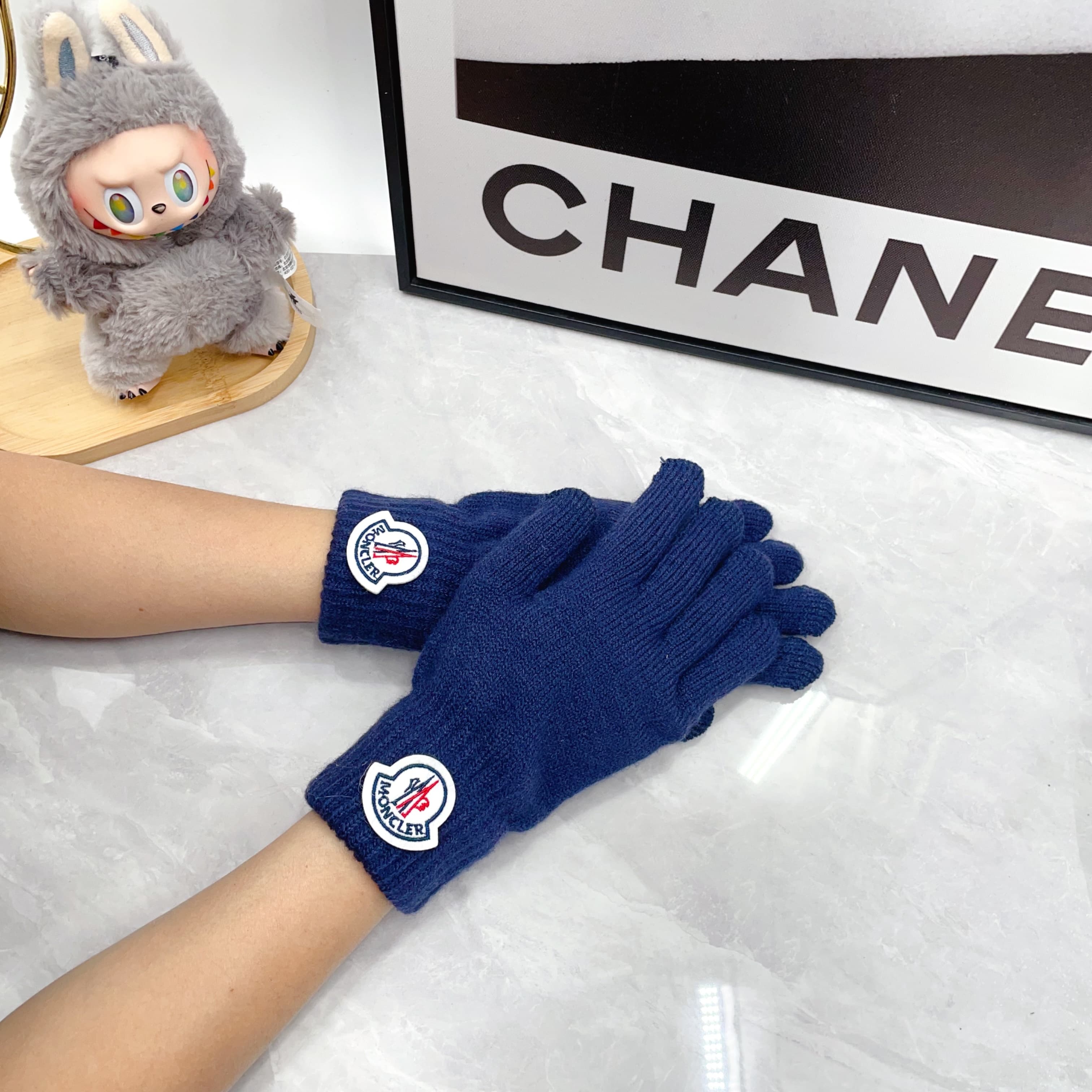 Gants en laine de qualité supérieure au design tendance, doublure polaire douce pour plus de chaleur, taille unique, disponibles à un prix abordab