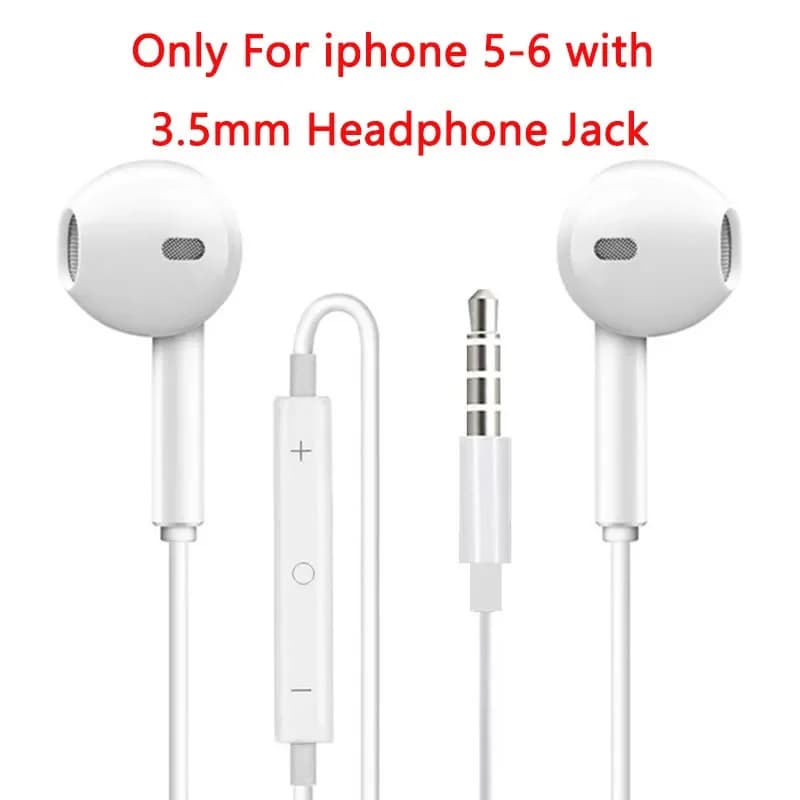 Écouteurs d'origine pour Apple iPhone 16, 15 Pro Max, 14, 13, 12, 11, X, XR, 7, 8 (USB-C, Lightning, 3,5 mm) - Accessoires pour iPhone