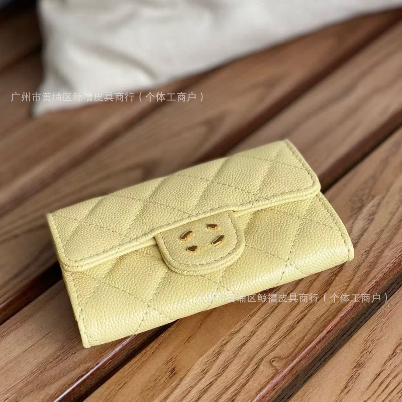 Porte-monnaie classique à rabat en cuir caviar, mini porte-cartes, sac banane matelassé, porte-cartes