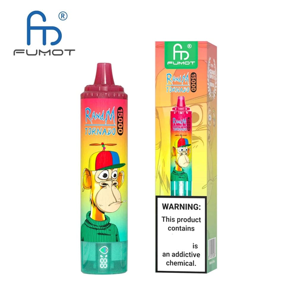 Cigarette électronique jetable 15 000 bouffées avec e-liquide 20 ml, RandM Tornado 15 000 bouffées, cigarette électronique rechargeable pour u
