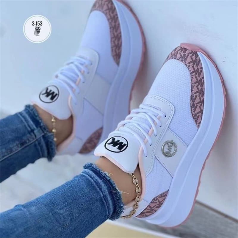 Chaussures de marche pour dames chaussures d'absorption des chocs chaussures de basket-ball baskets semelle en caoutchouc maille