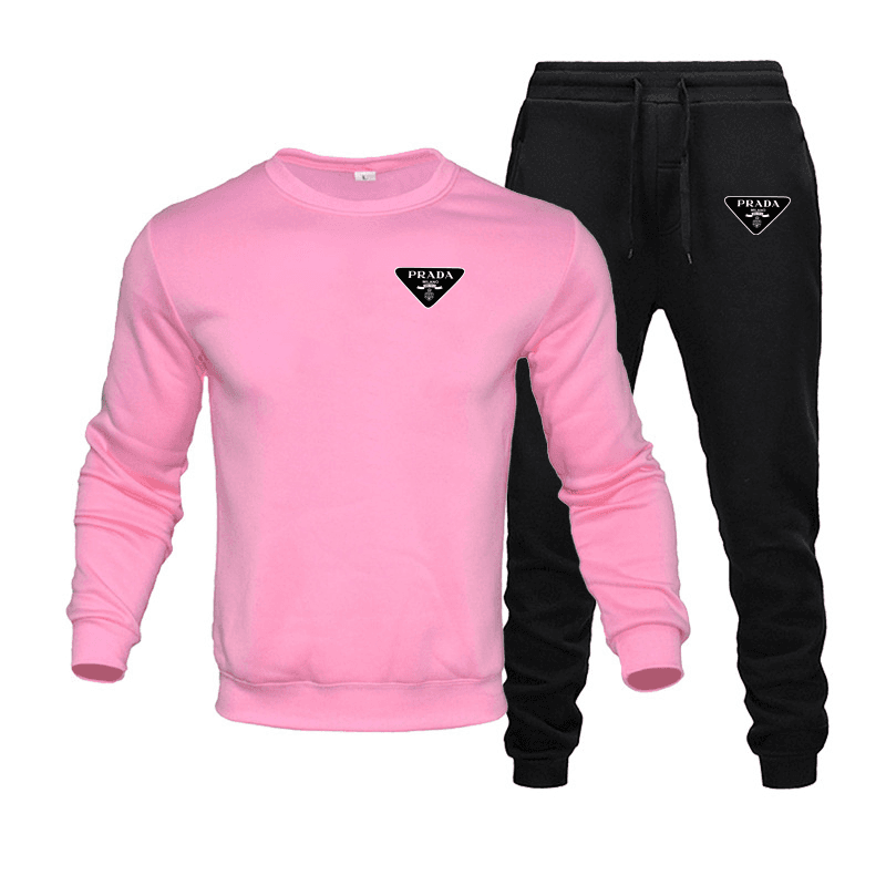 Ensemble de sport unisexe : sweat-shirt à capuche en laine + pantalon long, survêtement à capuche