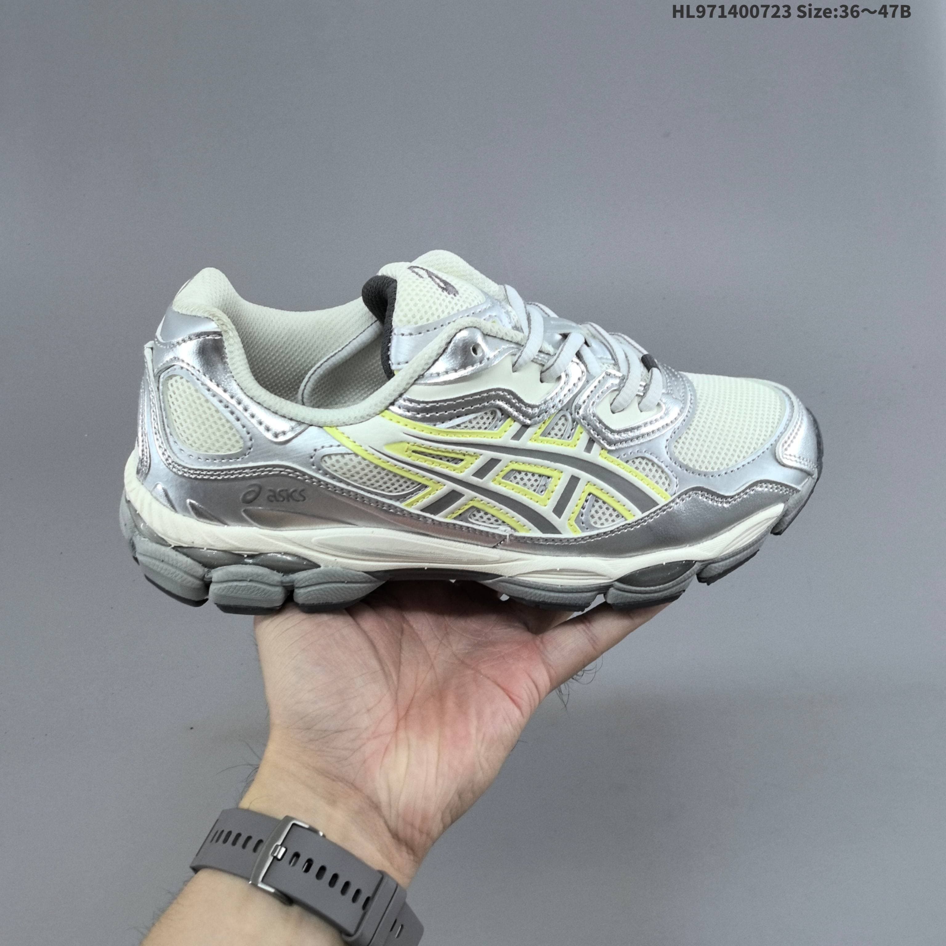 Chaussures de running Asics NYC Gels NYC Sneakers Cream Solar Power Pure Sier Outdoor Sneakers Sports Athleisure Trainers Fashion Daily Outfit