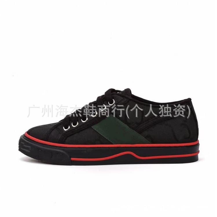 G Home Low Top Canva pour femmes, printemps, broderie classique Old Flower, baskets unisexes à lacets pour couples