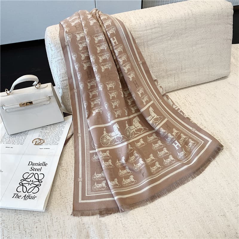 Écharpe pied-de-poule simple pour femme, nouvelle collection automne-hiver, légère et luxueuse, longue section, châle chaud en cachemire épais