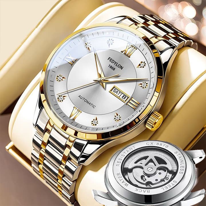Smart Watches Fotillon Domestic Fashion Business Watch Men's Automatic Non Mechanical Watch English Calendar Luminous Quartz Watch