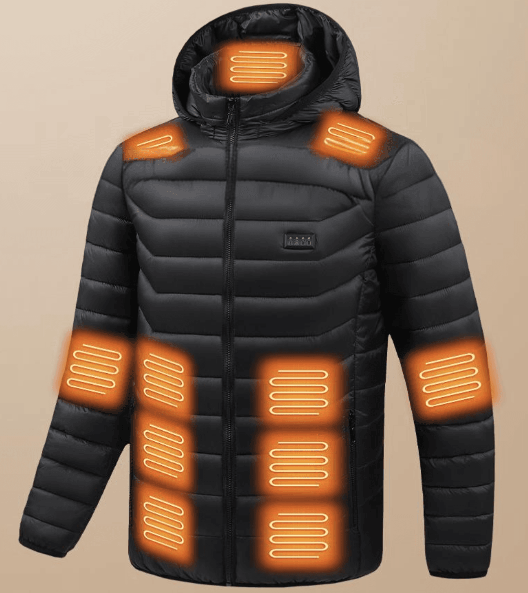 Men's Clothing Winter heating cotton coat men USB electric heating cotton jacket heating large area electric heating cotton coat warm heating clothing