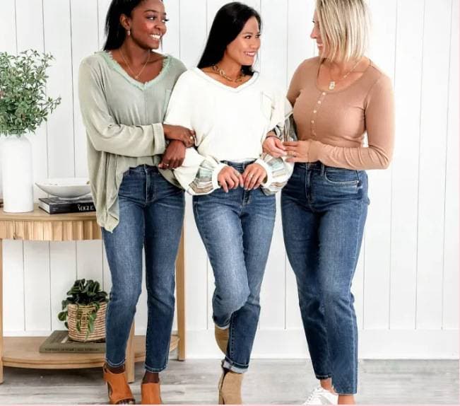 Women's Clothing Stretch Jeans Tight Fitting Skinny Pants Large Size