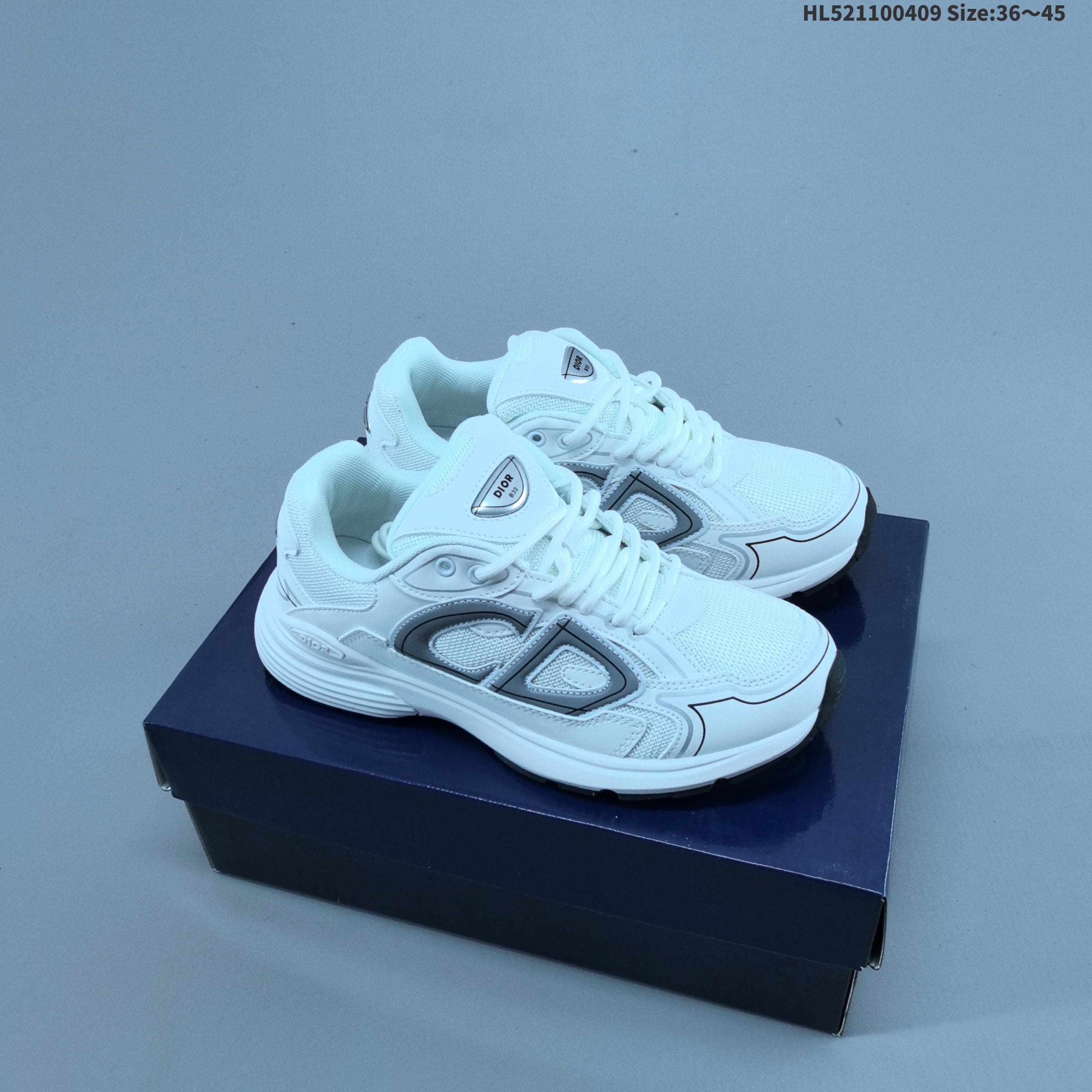 Dioor B30 Series Countdown Tech Mesh Fabric Thick Sole Up Lace Up Casual Low Cut Sports Dad Shoes!