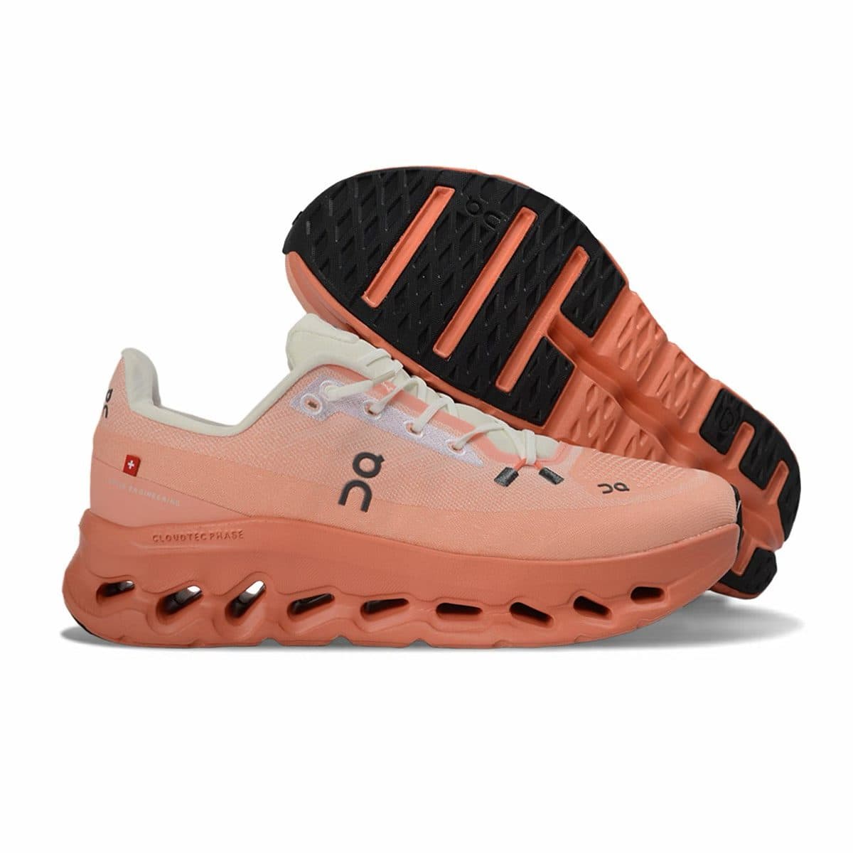 Chaussures de sport légères Cloud-Tech, semelle amortissante creuse, mesh respirant, lacets, modèle unisexe