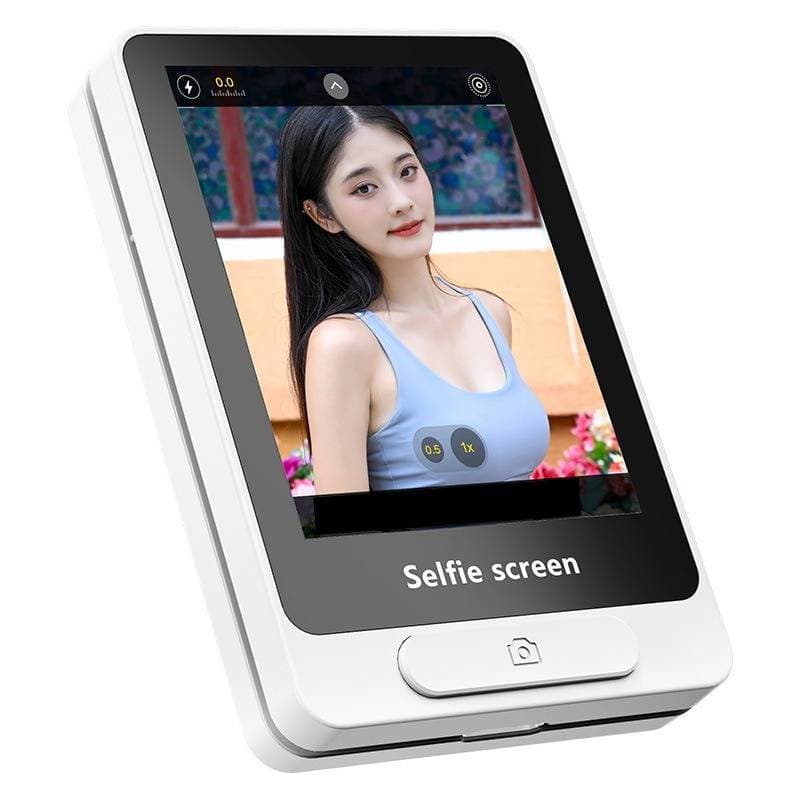 Magnetic Selfie Phone Mirror - 360° Rotatable Camera Lens For Live Streaming & Vlogging, Compatible With Most Smartphones