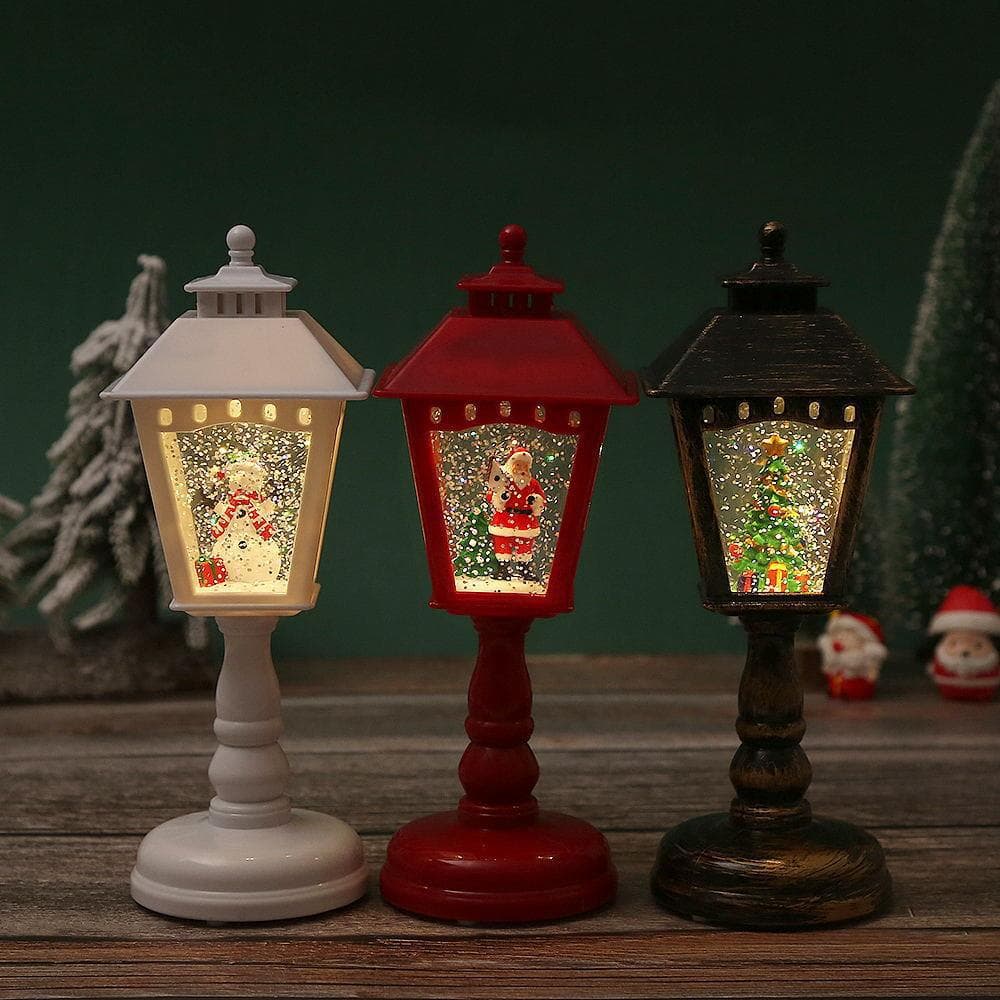 Christmas Decoration Wind Light Luminous Music Table Lamp Night Light Creative Decoration Christmas Gift